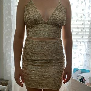 Gold and Silver Dress